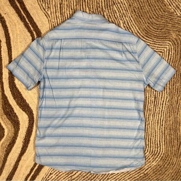 Southern Tide striped casual shirt 🐟 excellent condition 🐟 linen blend 🐟 SM - Picture 2 of 4